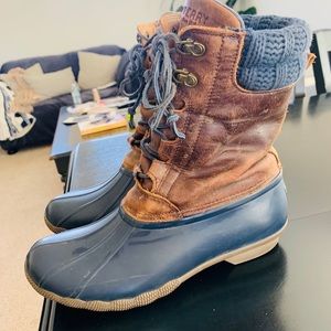 Women’s Sperry’s Tall Lace Up Luxe Leather Boot